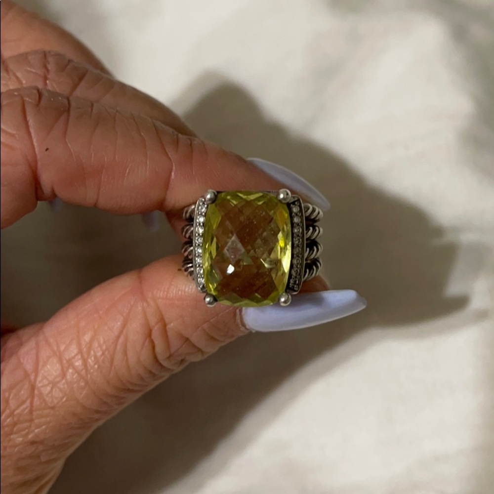 David Yurman Lemon Citrine Wheaton Ring - Size 7